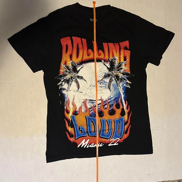 Rolling Loud Miami 2022 Lineup Tee - Unisex Adult Small - Picture 3 of 4